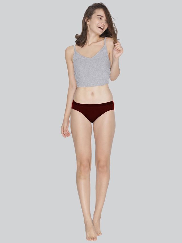 Lyra Women's Bikini Panty Solid | L (Colour May Vary)