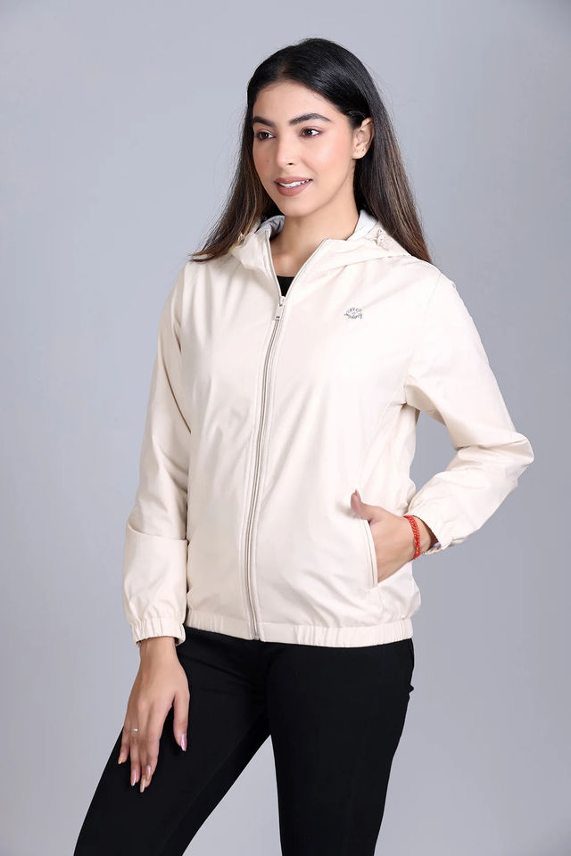 Fort Collins Women's Windbreaker Jacket | Beige - M
