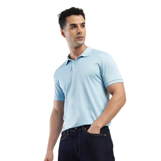 Levi's Men's 100% Polyester Polo T-shirt | Sky Blue - M