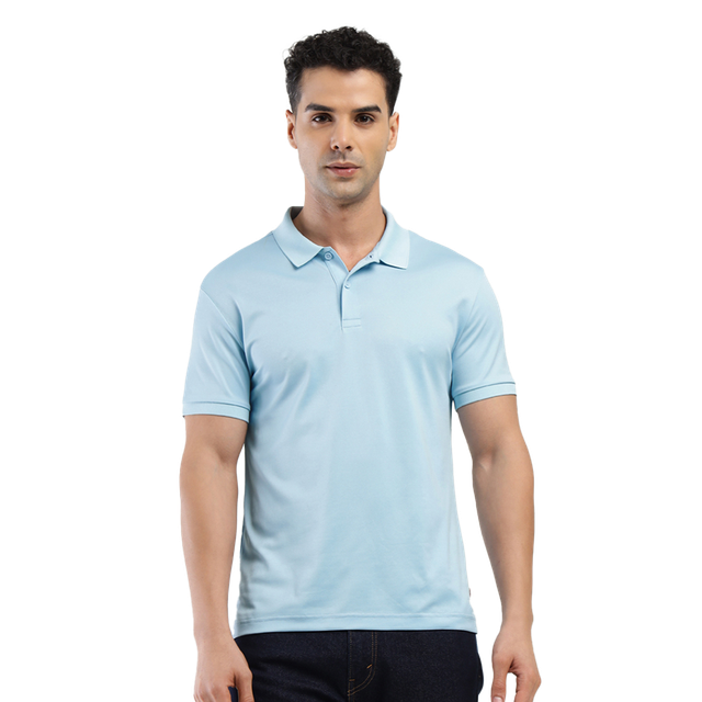 Levi's Men's 100% Polyester Polo T-shirt | Sky Blue - M