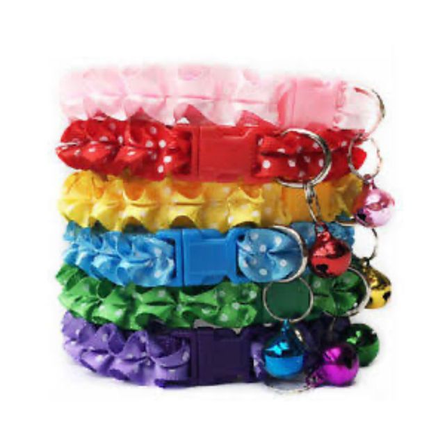 Nootie Bow Collar Pack of 1 (Assorted Color)