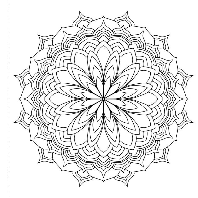 Mandala: Colouring Books For Adults With Tear Out Sheets