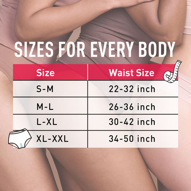 Whisper Super Absorbent Period Panties | L-XL
