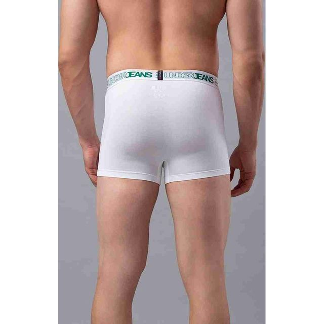 Underjeans By Spykar Men's Solid Trunk | White - S