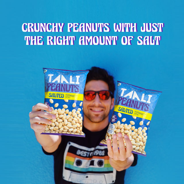 Taali Roasted Bharuchi Peanuts | Salted | Protein Rich, No Palm Oil ,Restaurant-Style Crunch