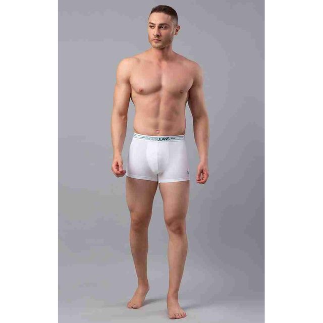 Underjeans By Spykar Men's Solid Trunk | White - S