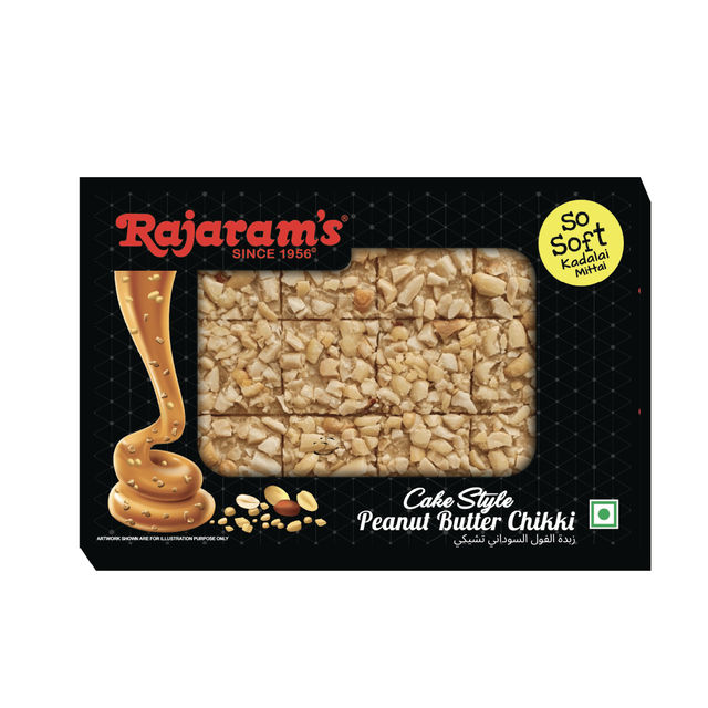 Rajaram's Cake Style Peanut Butter Chikki 100 g Combo