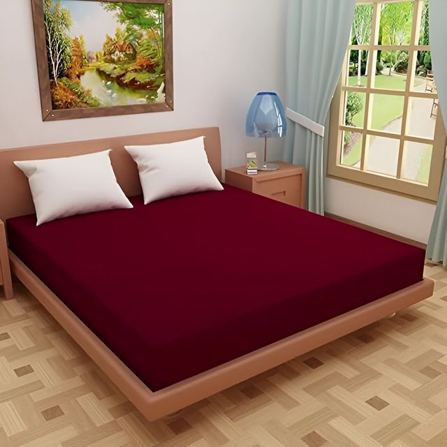 Dream Care Water Proof Terry Cloth Fitted Mattress Protector72x72 Inch for Double Bed King Size