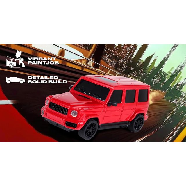 Race N Roll Hi Speed Rechargeable Remote Control Car 1:24 - G Wag Red