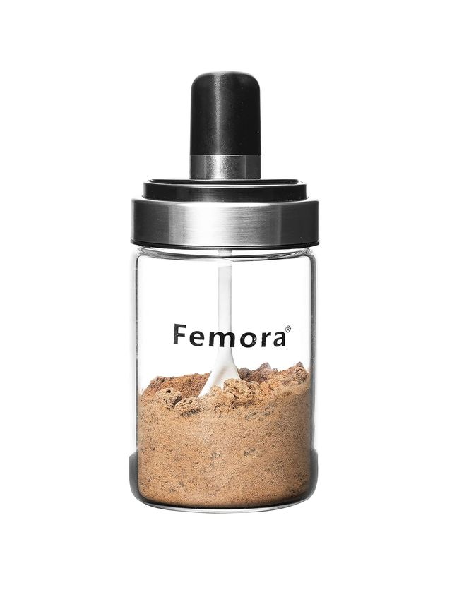 Femora Borosilicate Glass Spoon Jar Chutney Jar Pickle Jar For Dinning Table 250Ml