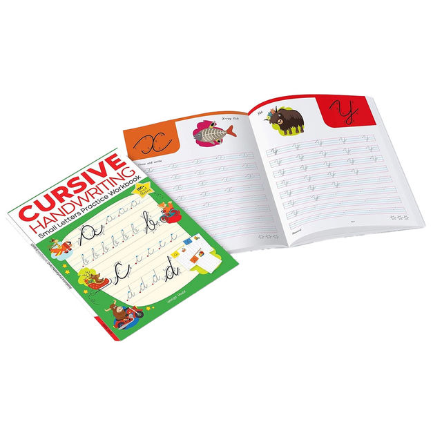 Cursive Handwriting - Small Letters Practice Workbook for Children