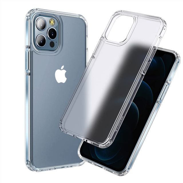 Kapaver Iphone 13 Pro Back Cover Case | Ice Crystal - Matte Clear