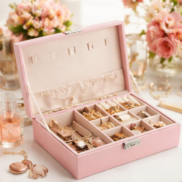 Buy The Opal Factory Large Jewelry organizer Double Layer