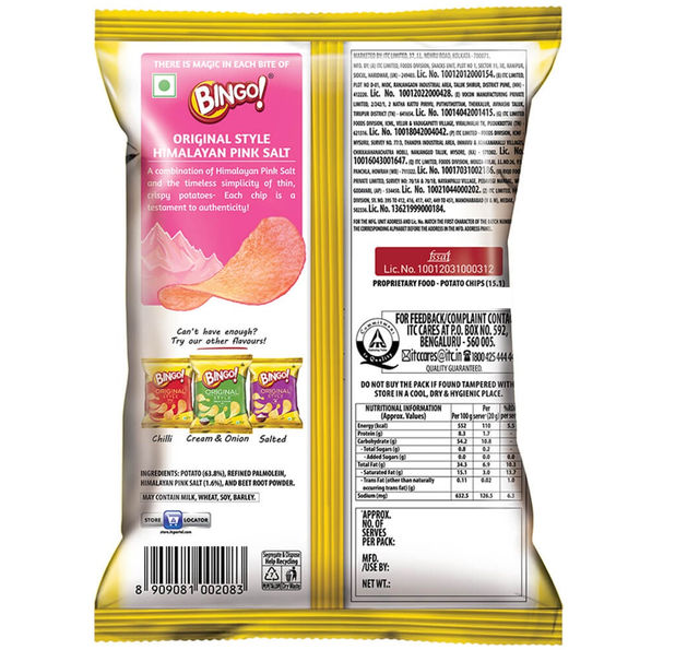 Bingo! Flat Cut Himalayan Pink Salt