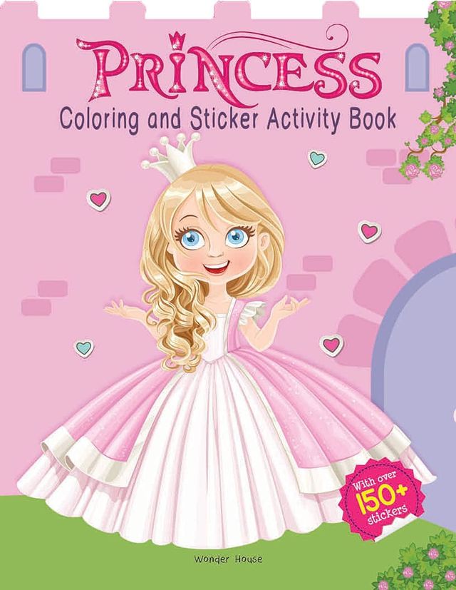 Buy Princesses - Coloring And Sticker Activity Book (With 150+ Stickers ...
