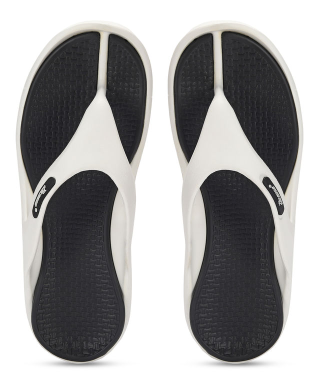 Paragon Men s Lightweight | Washable And Durable Flip Flops For Everyday Use | WHITE BLACK | UK 7 - 1 pair