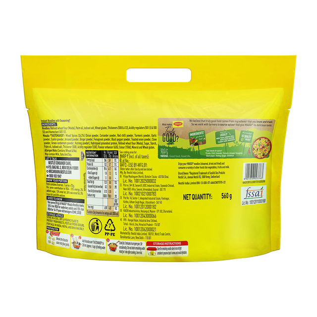 Maggi 2-Min Masala Instant Noodles(560gms) & Maggi Masala Ae Magic(72gms) Combo
