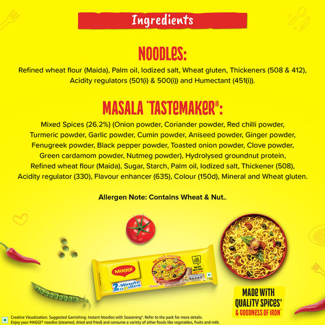 Maggi 2-Min Masala Instant Noodles(560gms) & Maggi Masala Ae Magic(72gms) Combo