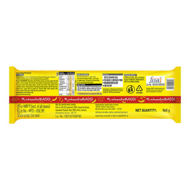 Maggi 2-Min Masala Instant Noodles(560gms) & Maggi Masala Ae Magic(72gms) Combo