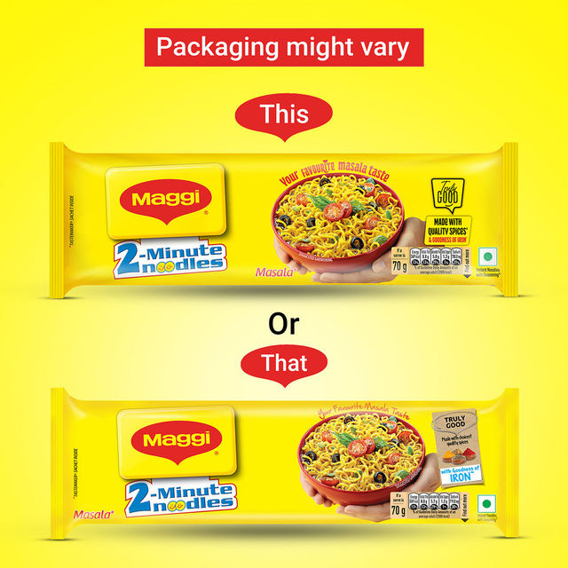 Maggi 2-Min Masala Instant Noodles(560gms) & Maggi Masala Ae Magic(72gms) Combo