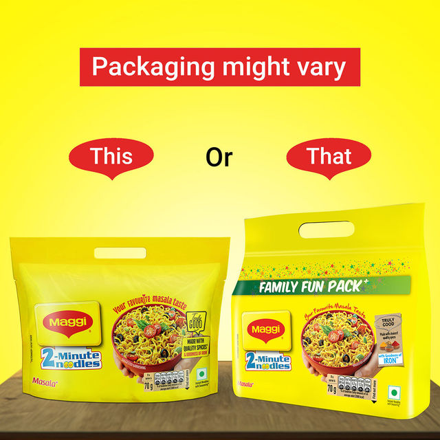 Maggi 2-Min Masala Instant Noodles(560gms) & Maggi Masala Ae Magic(72gms) Combo