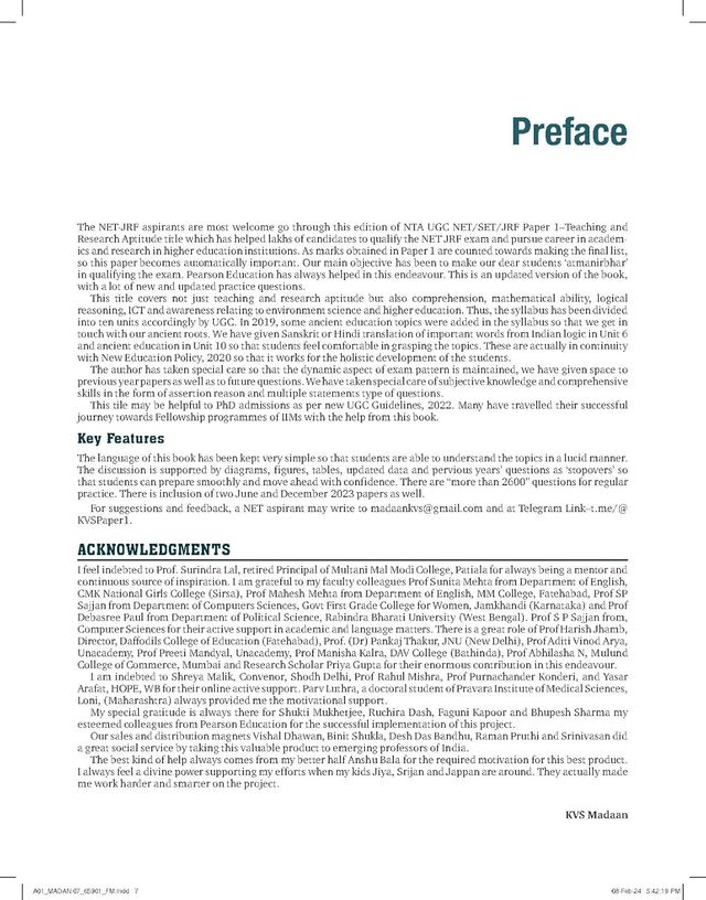 NTA UGC NET '24 Paper 1 By KVS Madan | English | UGC, NET, SET, JRF
