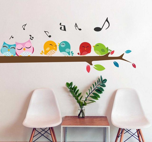 BAY6 Birds With Music | (80 - 72cm) X 30cm - Pack Of 1