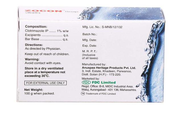 Zocon 1% Soap
