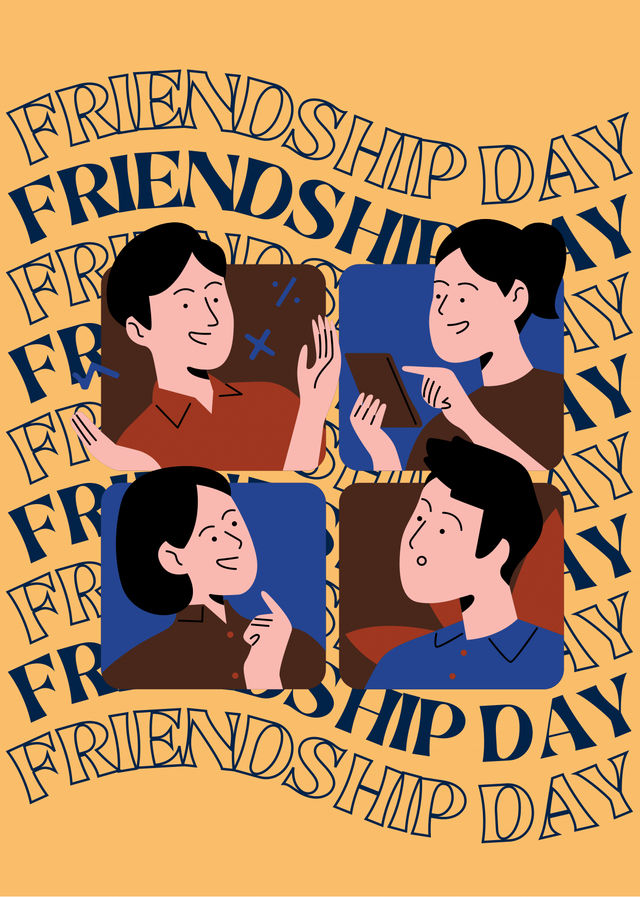 House Of Festivals Friendship Day Greeting Card - Design 10