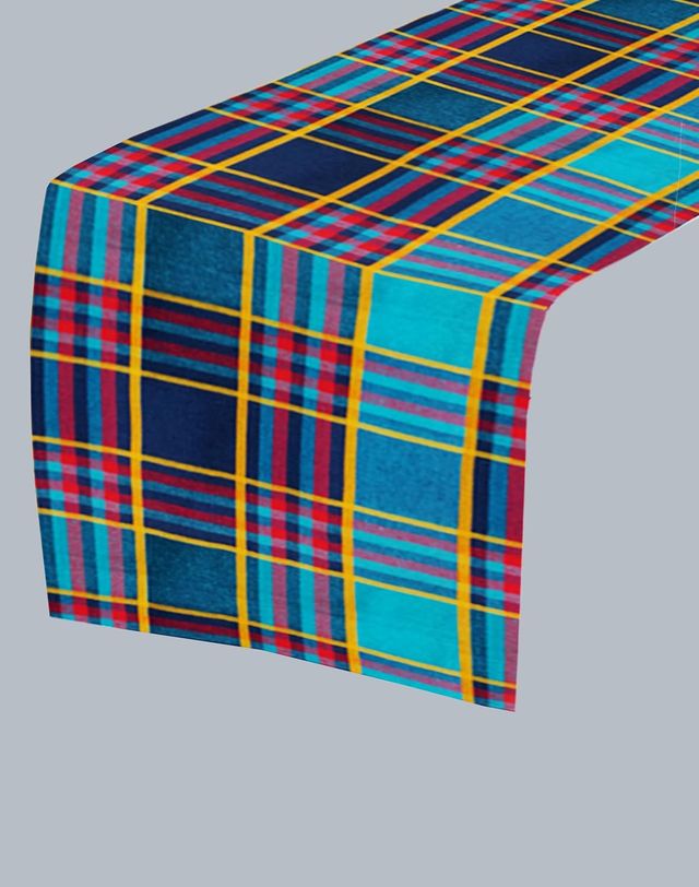 Lushomes Table Runner - Green Checks | 13 x 72 inch