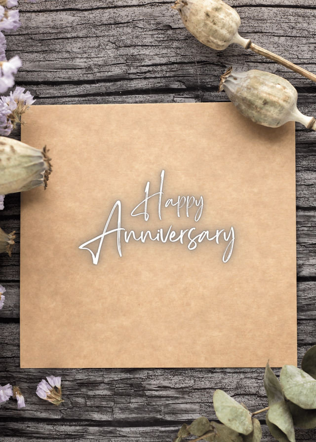 House Of Festivals Happy Anniversary Greeting Card - Design 29