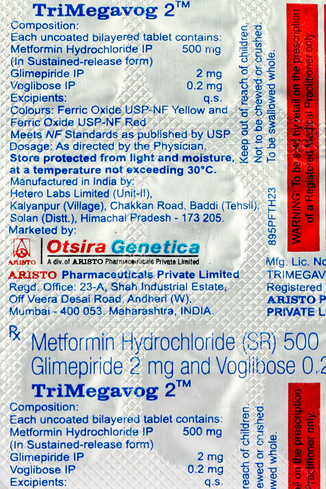 TriMegavog 2 Tablets SR