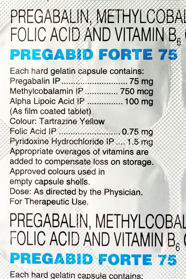 Pregabid Forte 75 Capsule