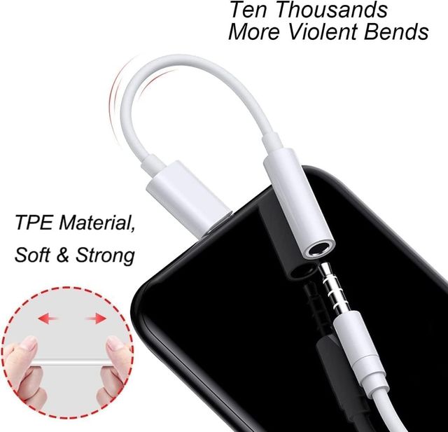 Sounce Type-C to 3.5 mm Headphone Adapter for iPhone|Compatible with iPhone 14-13-12-11-XS-XR-8-7-SE