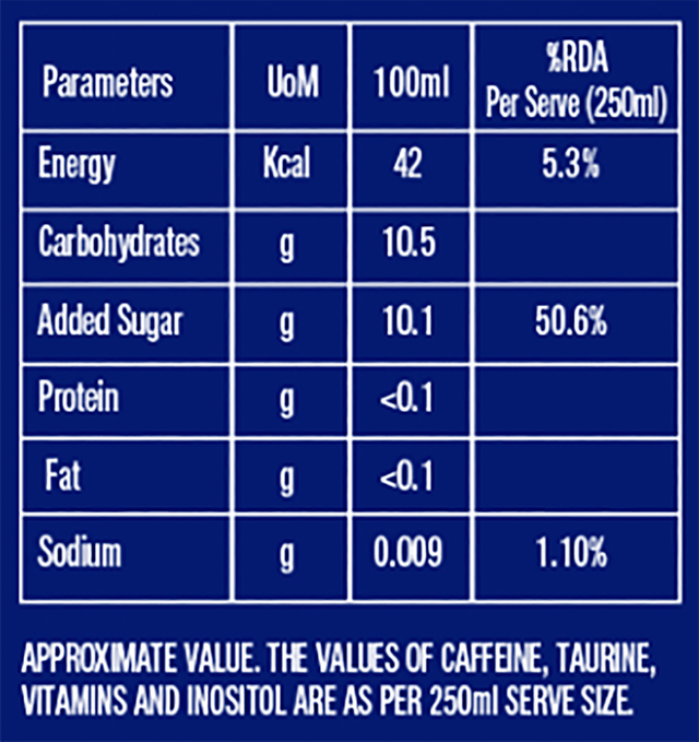 Hurricane Berry Blast Energy Drink