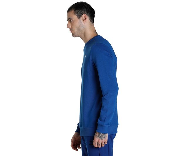 Puma Men's Crew Regular Fit Sweatshirt | Blue - L