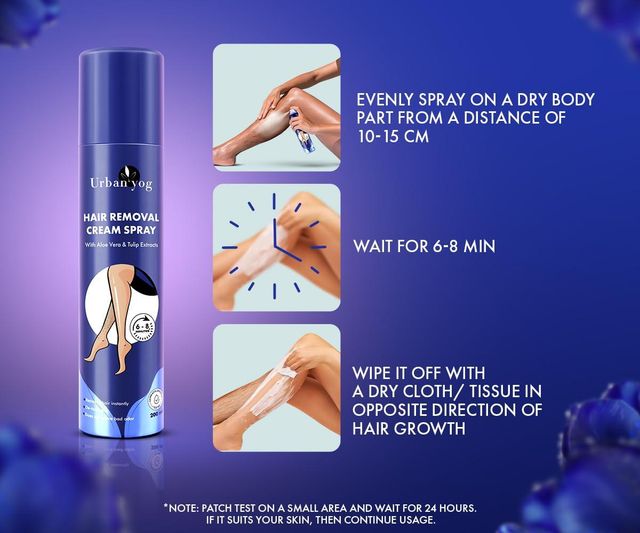 Urban Yog Hair Removal Cream Spray For Women