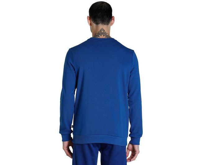 Puma Men's Crew Regular Fit Sweatshirt | Blue - L