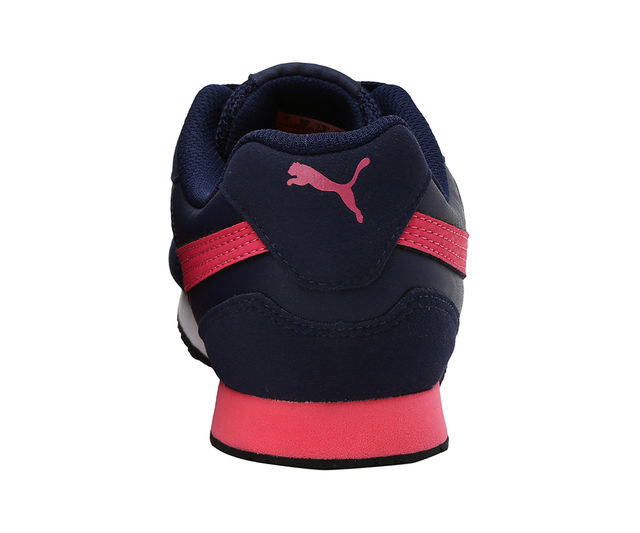 Puma Women's Pacer Sneaker Shoes Peacoat-Azalea Uk/Ind - 4