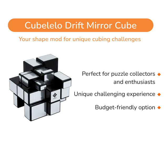 Cubelelo Drift Mirror Cube (Silver)