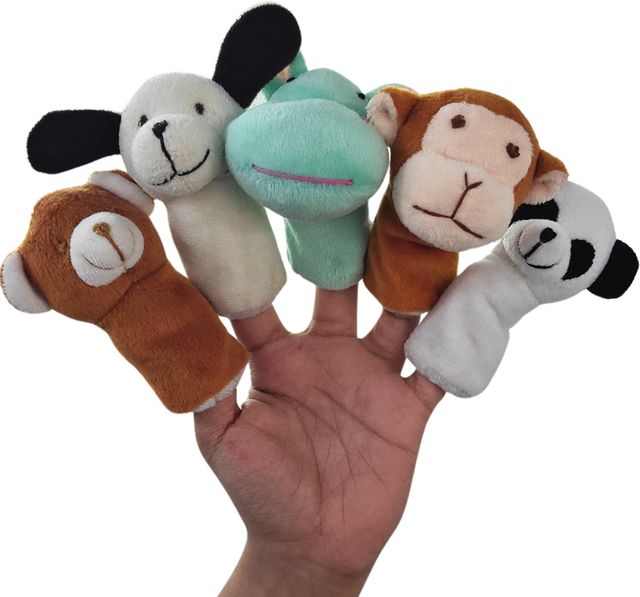 Sterling Finger Puppets Pack Of 5 - Multi