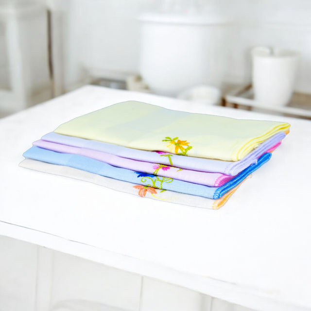 Buy Englo Women's Embroidered Cotton Handkerchief | Multicolour