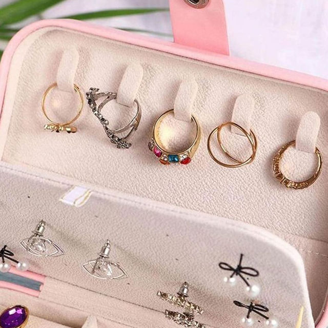 Buy YouBella Jewellery Organiser PU Leather Zipper Portable