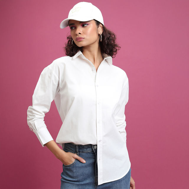 Buy Tokyo Talkies Women's Slim Fit Drop-Shoulder Sleeves Cotton