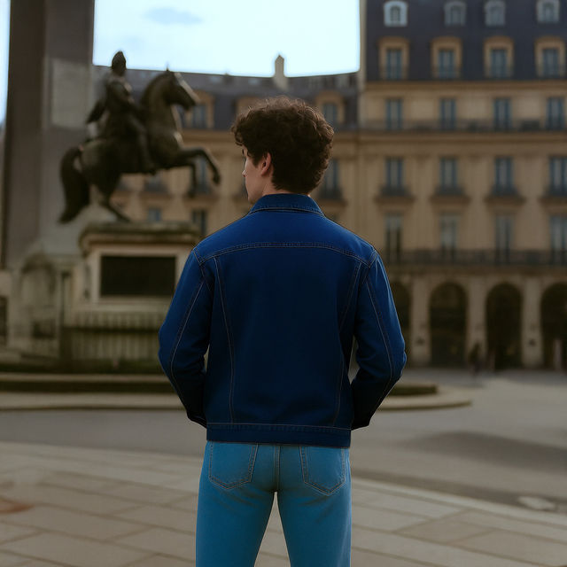 Buy Ftx Men's Solid Regular Fit Full Sleeve Denim Jacket | Dark