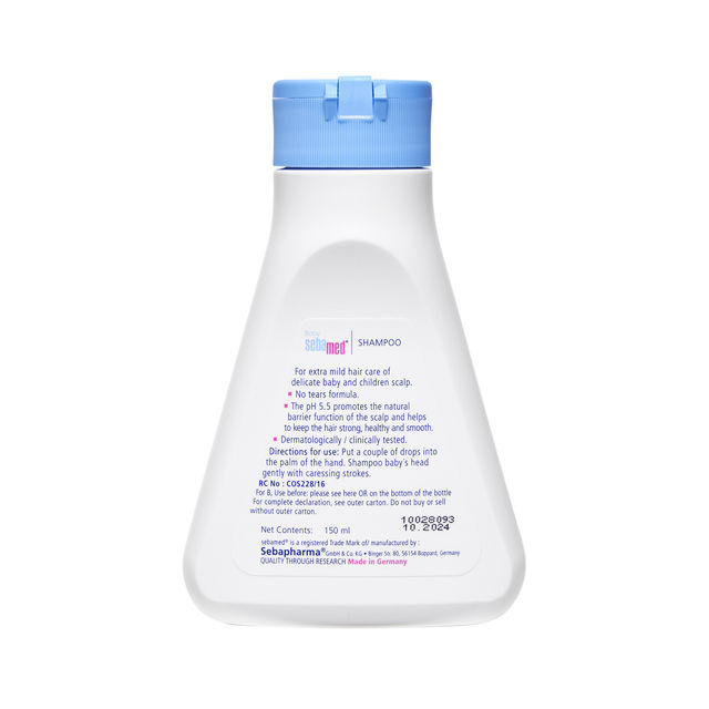 Baby Sebamed Shampoo | pH 5.5 | Ideal for Newborn’s delicate scalp | No Tears