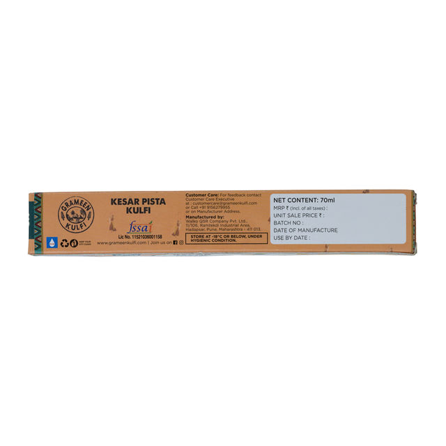 Grameen Kesar Pista Kulfi Stick 70 ml Combo