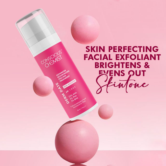 Conscious Chemist 25% AHA & 5% BHA Resurfacing Peeling Exfoliating Facial Serum For Anti-Aging