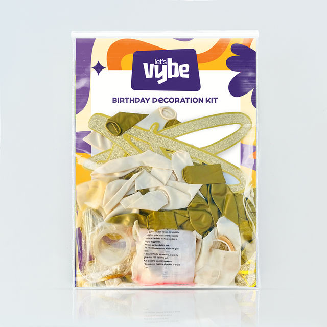 Let's Vybe Birthday Decoration Kit