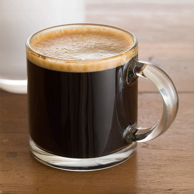 Kooltech Transparent My Coffee Is Strong And So Am I Printed Coffee Mug - Transparent, 325 Ml